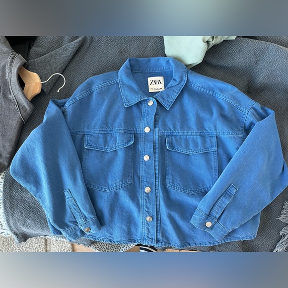 Zara cropped cotto shirt - Picture 5 of 5